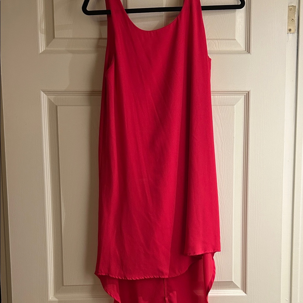 Everly Red Sleeveless Dress